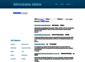 Administrativejobsline.com thumbnail