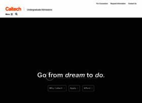 Admissions.caltech.edu thumbnail