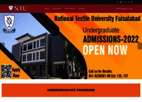 Admissions.ntu.edu.pk thumbnail