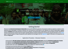 Admissions.uds.edu.gh thumbnail
