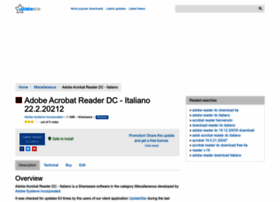 Adobe-acrobat-reader-dc-italiano.updatestar.com thumbnail