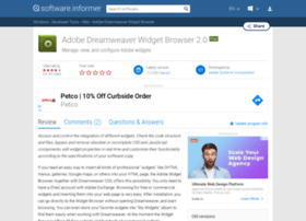 Adobe-dreamweaver-widget-browser.software.informer.com thumbnail