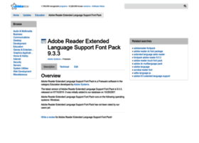 Adobe-reader-extended-language-support-font-pack.updatestar.com thumbnail
