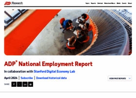 Adpemploymentreport.com thumbnail