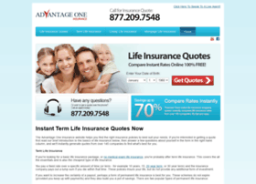 Advantageoneinsurance.com thumbnail