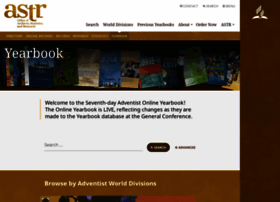 Adventistyearbook.org thumbnail