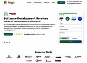 Aegissofttech.com thumbnail