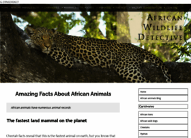 Africa-wildlife-detective.com thumbnail