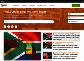 Africacheck.org thumbnail