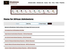 Africadmission.com thumbnail