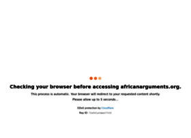 Africanarguments.org thumbnail