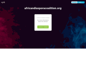Africandiasporacoalition.org thumbnail