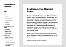 Africanelephants.com thumbnail