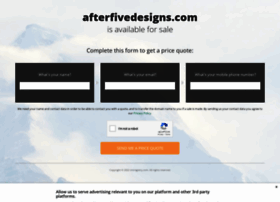 Afterfivedesigns.com thumbnail