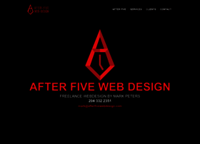 Afterfivewebdesign.com thumbnail
