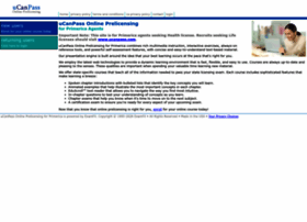 agents.ucanpass.com at WI. uCanPass Online Prelicensing for Primerica