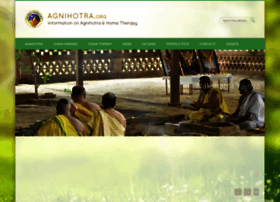 Agnihotra.org thumbnail