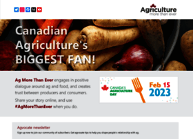 Agriculturemorethanever.ca thumbnail