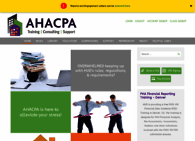 Ahacpa.org thumbnail