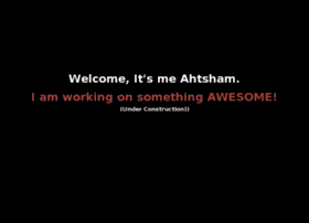 Ahtsham.com thumbnail
