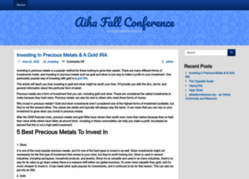Aihafallconference.org thumbnail