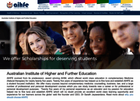 Aihfe.edu.au thumbnail