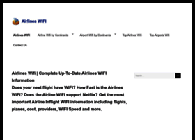 Airlineswifi.com thumbnail