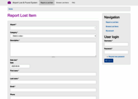 Airport-lostandfound.net thumbnail