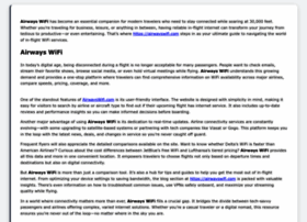 Airwayswifi.com thumbnail