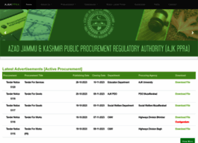 Ajkppra.gov.pk thumbnail