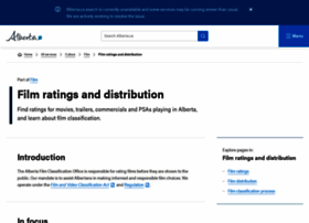 Albertafilmratings.ca thumbnail