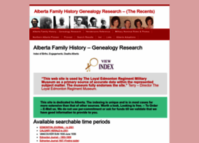 Albertagenealogy-research.ca thumbnail