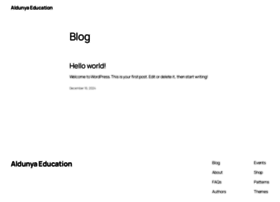 Aldunya-education.com thumbnail