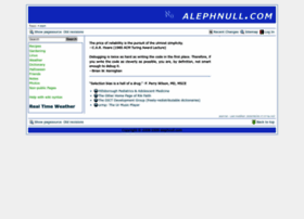 Alephnull.com thumbnail