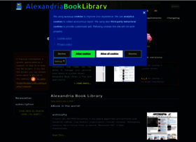 Alexandriabooklibrary.org thumbnail