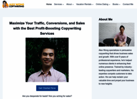 Alexwongcopywriting.com thumbnail