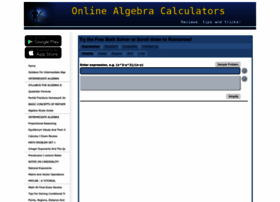 Algebra-test.com thumbnail