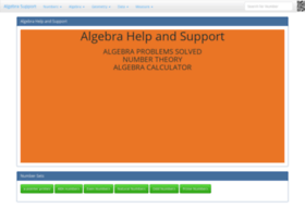 Algebra.support thumbnail
