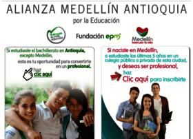 Alianzamedellinantioquiaeducacion.com thumbnail