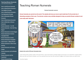 All-about-roman-numerals.com thumbnail