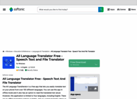All-language-translator-free-speech-text-and-file-translator.en.softonic.com thumbnail