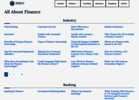 Allaboutfinancecareers.com thumbnail