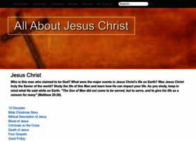 Allaboutjesuschrist.org thumbnail