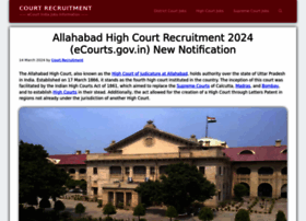 Allahabadhigh.courtrecruitment.com thumbnail