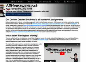 Allhomework.net thumbnail Allhomework.net thumbnail