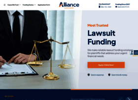 Allianceclaimfunding.com thumbnail