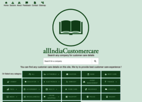 Allindiacustomercare.com thumbnail