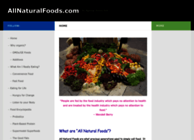 Allnaturalfoods.com thumbnail