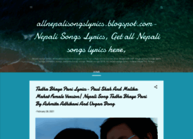 Allnepalisongslyrics.blogspot.com thumbnail