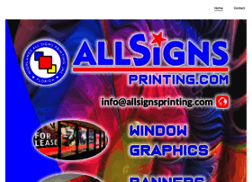 Allsignsprinting.com thumbnail